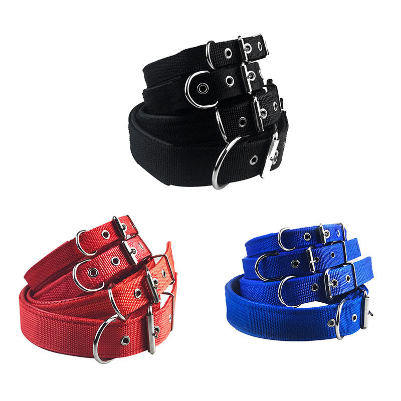 Nylon & Foam Comfort Dog Collar (Multi-Color)