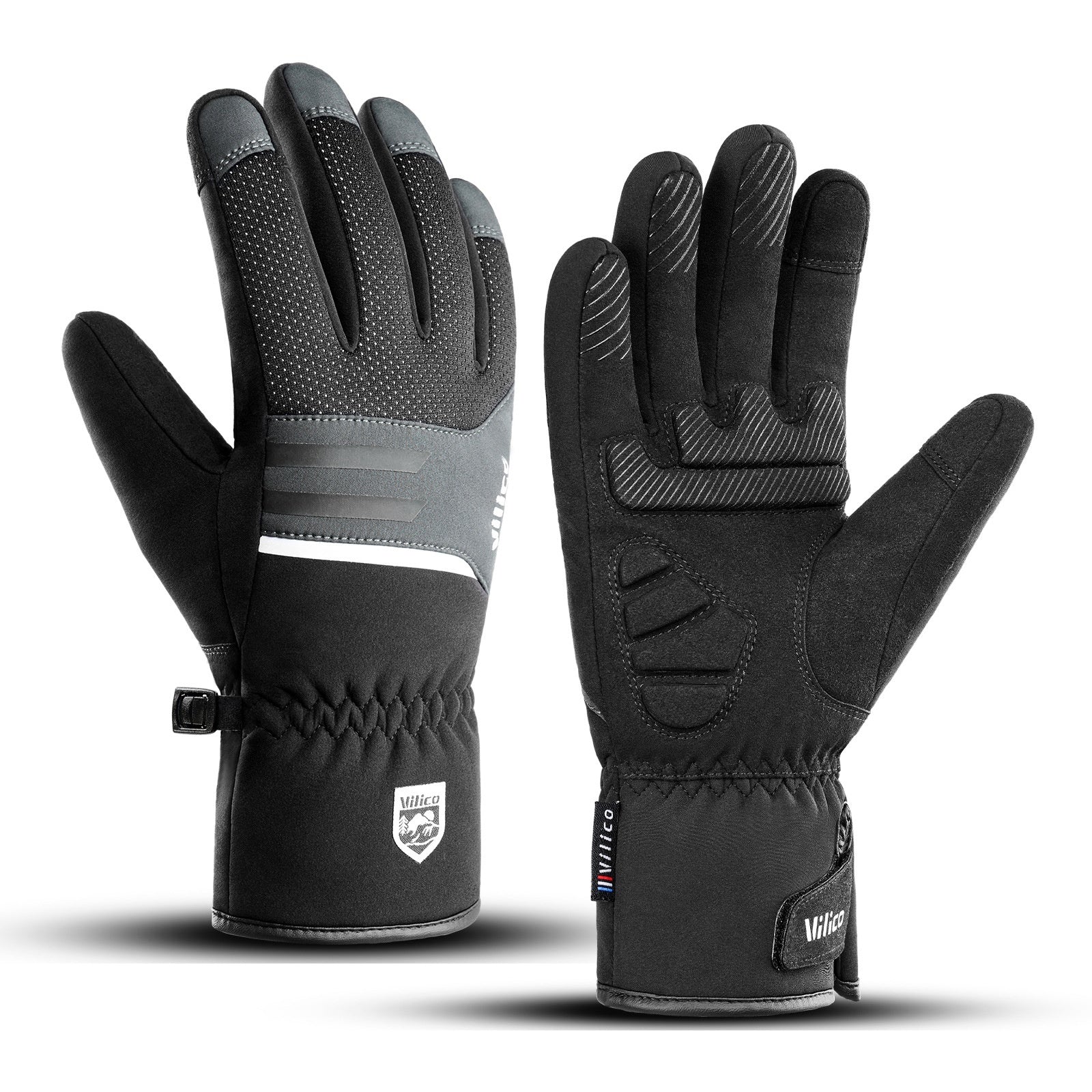 Outdoor Non-Slip Cold Velvet Gloves – Durable Winter Wear