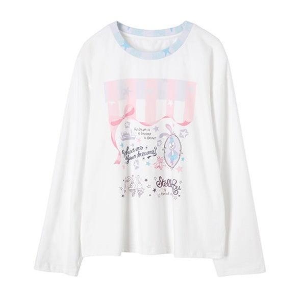 Women's Japanese Style Cotton Long Sleeve Tee