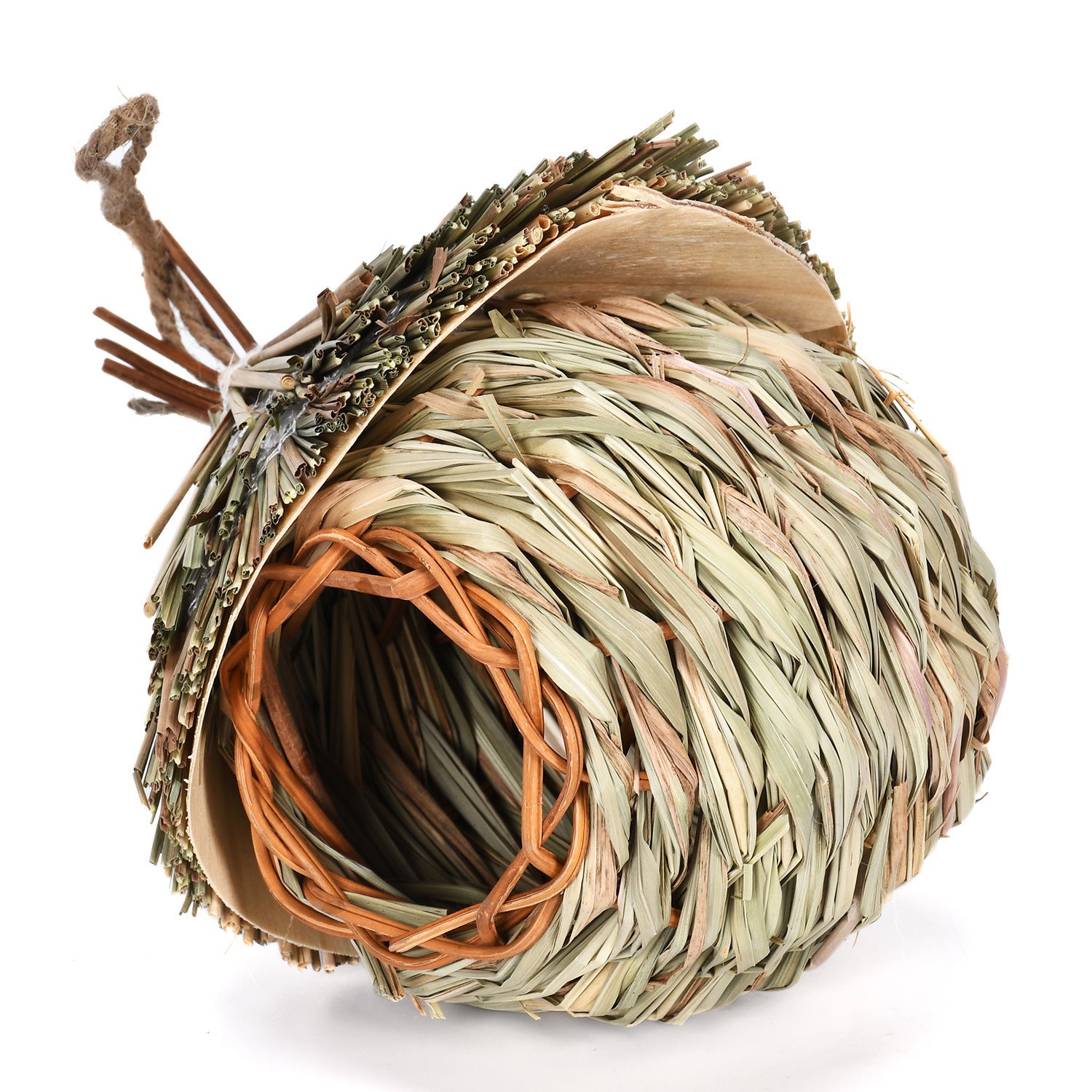 Creative Hanging Straw Bird Nest Manual Environment Layout