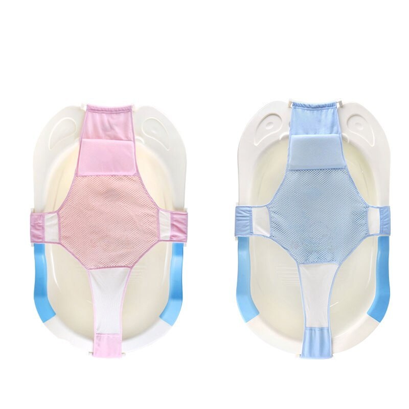 Cotton Baby Bath Net – Non-Slip Newborn Bath Support Universal Mesh