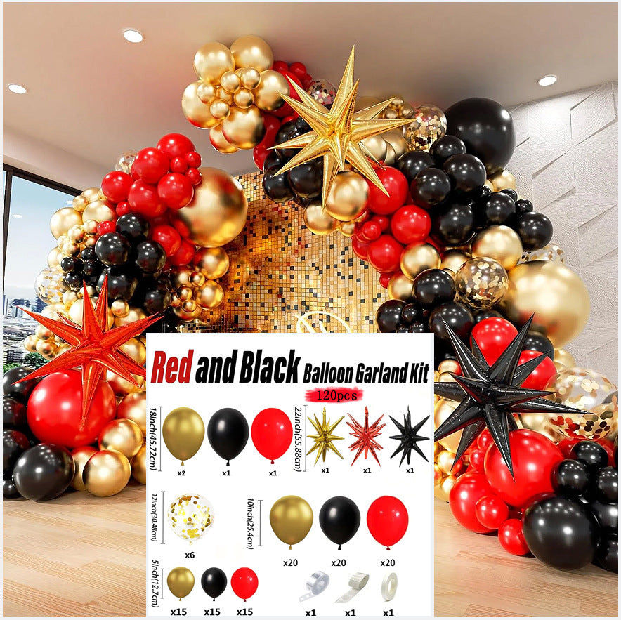Explosion Star Thickened Balloon Chain Package Birthday Party Graduation Activity Arrangement Balloon