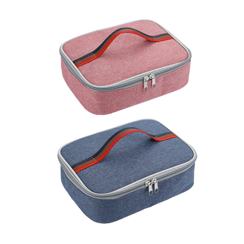 Japanese Oxford Cloth Portable Insulated Thick Aluminum Foil Lunch Thermal Bag