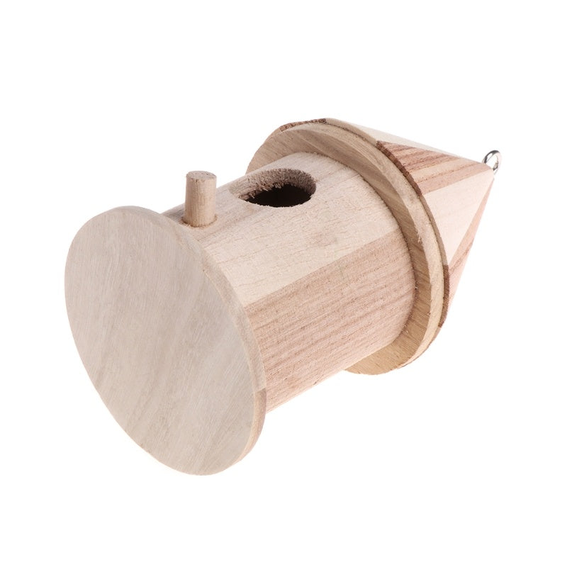 Wooden Outdoor Bird Nest Box for Small Birds and Parrots