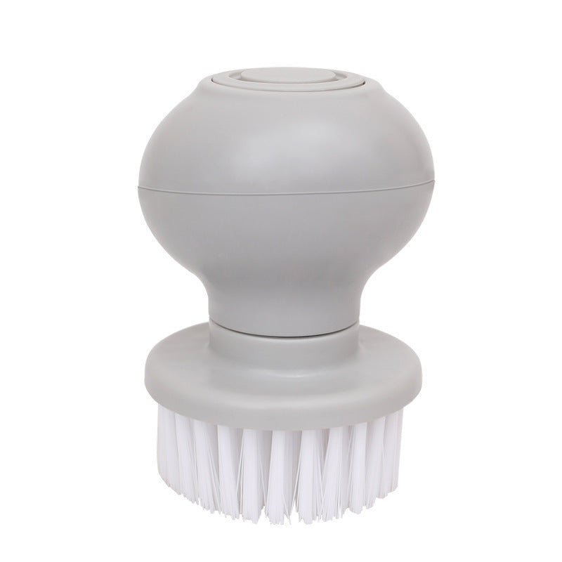 Silicone ABS Dish Scrub Brush with Refillable Soap Dispenser