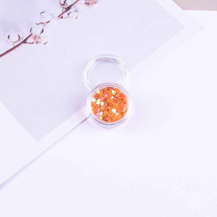 3mm Heart Laser Sequin Decorative Patch