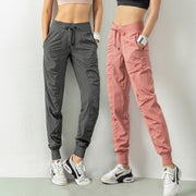 Solid Color Nylon Fashion Pants – Simple Style, Comfortable Everyday Wear
