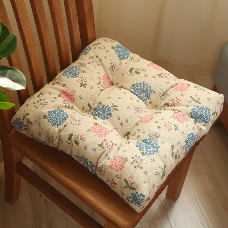Thicken Belt Straps Chair Cushion Seat Cushion Breathable Fabric Butt Seat Cushion