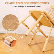 Silent Silicone Solid Wood Chair Foot Pad Protector