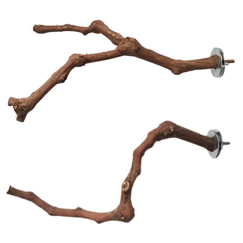 Natural Grape Wood Bird Perch Stick – Claw Grinding and Standing Branch