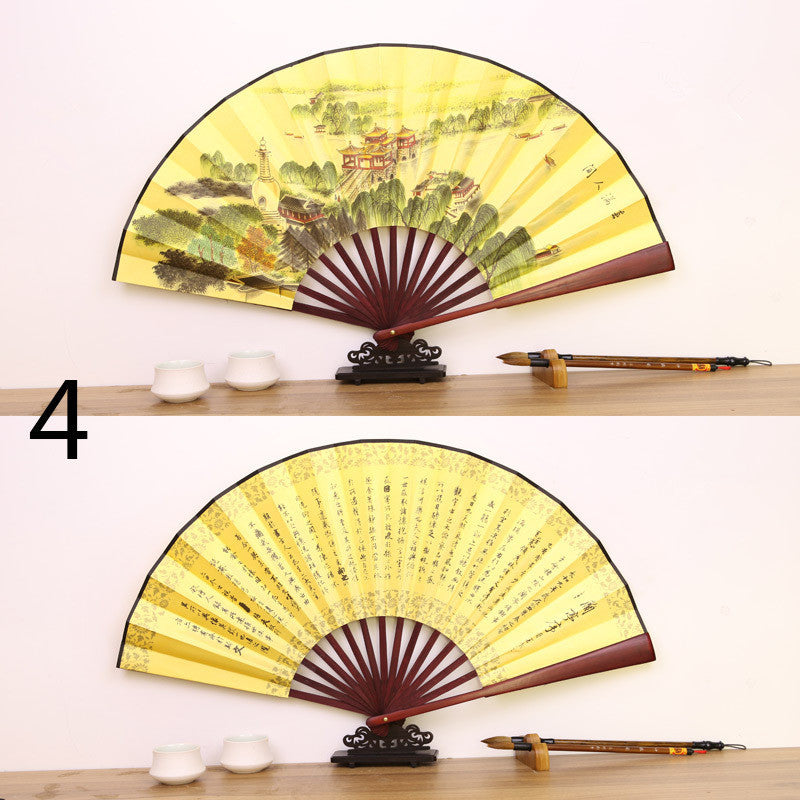 Bamboo craft fan
