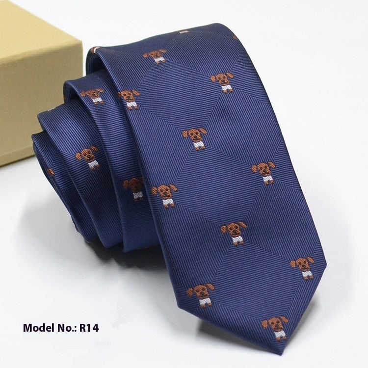 Exquisite Jacquard Wedding Groom Tie