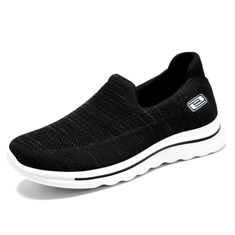 Women's Comfortable Breathable Middle-aged And Elderly Slip-on Sneakers