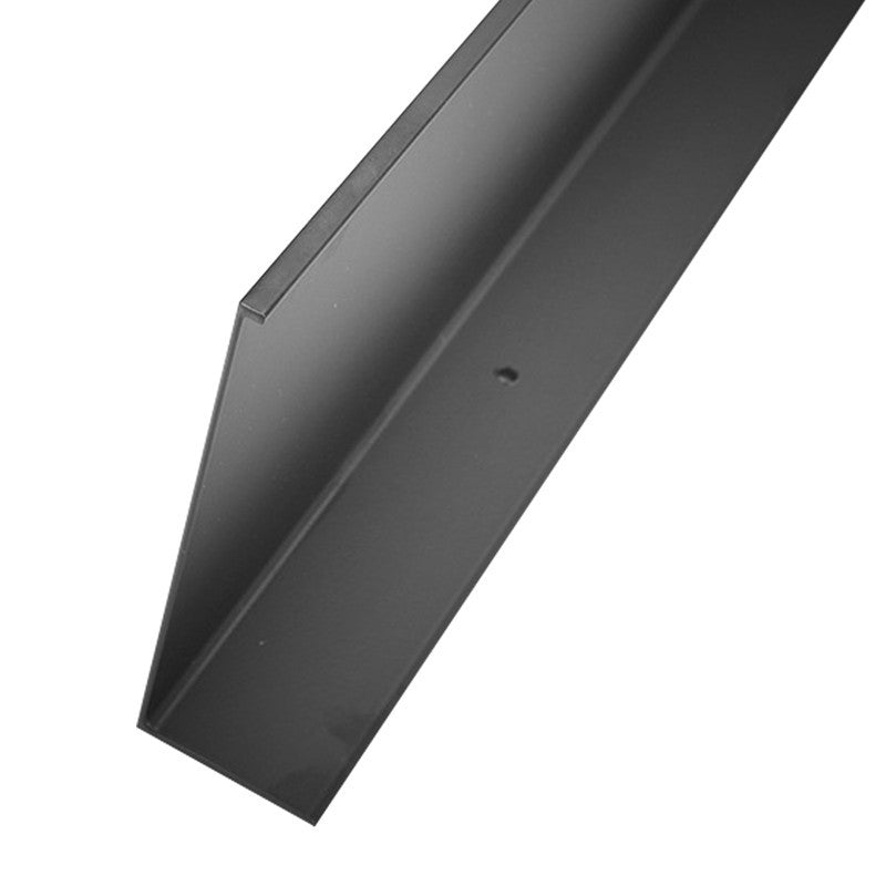 Black No-Drill Bathroom Shelf – Adhesive Wall-Mounted, Rustproof