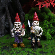 Micro Landscape Scene Decorations Resin Crafts Creative Personality Halloween Skull Dwarf Ornaments