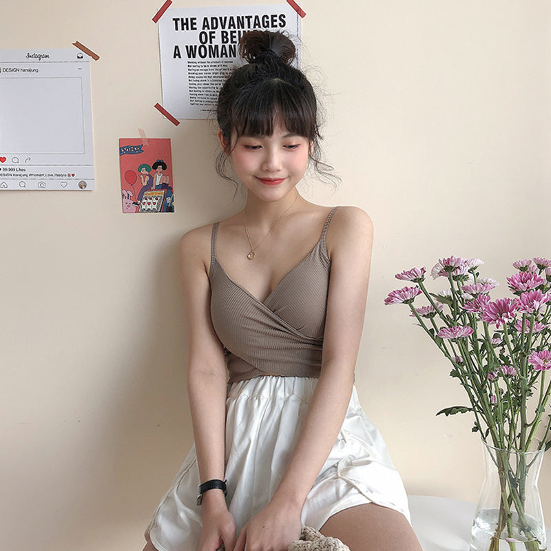 Sexy Open Back Crop Top