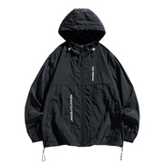 Printed Thin And All-matching UPF50 Sun-protective Clothing Hooded Couple