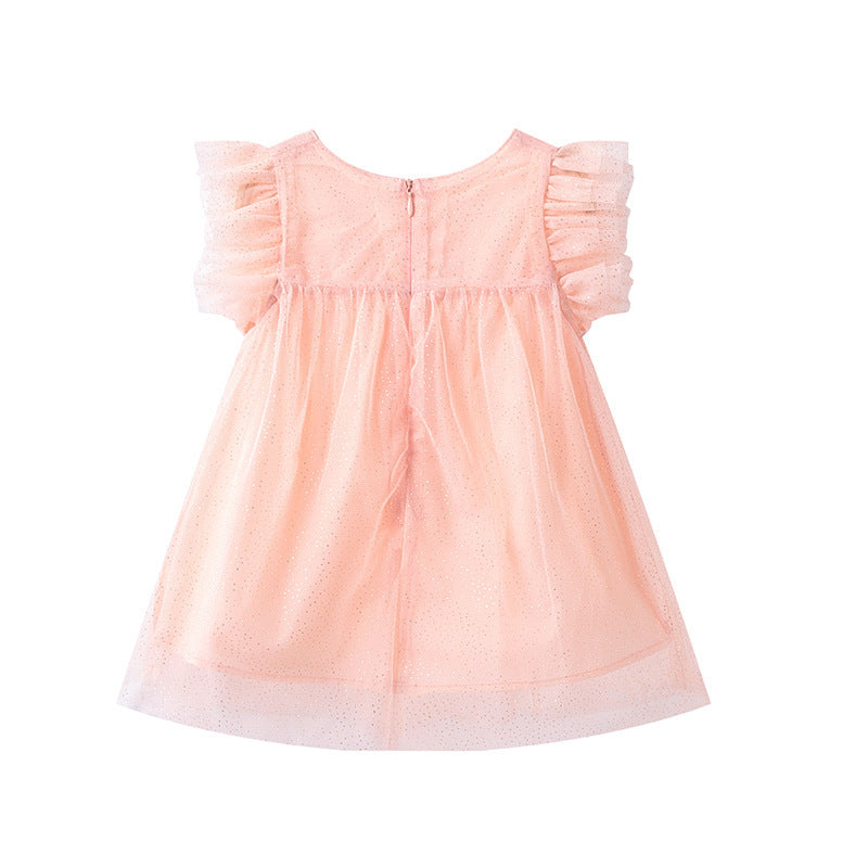 Chiffon sleeveless net yarn princess dress