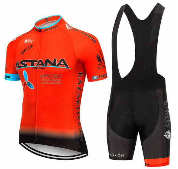 Summer short-sleeved cycling suit