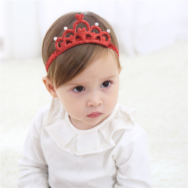 Baby Crown Headdress – Soft & Adjustable Party Hair Accessory