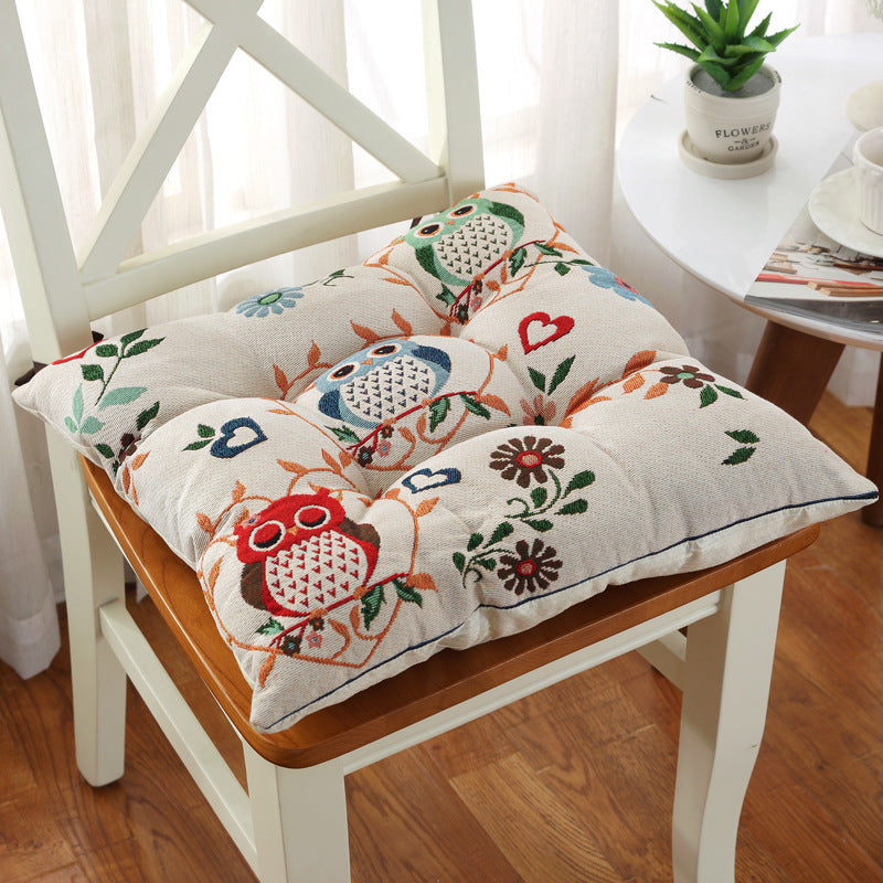 Thickened Non-slip Chair Cushion Tatami Children's Heightened Dining Chair Cushion Solid Wood Stool Car Seat Cushion