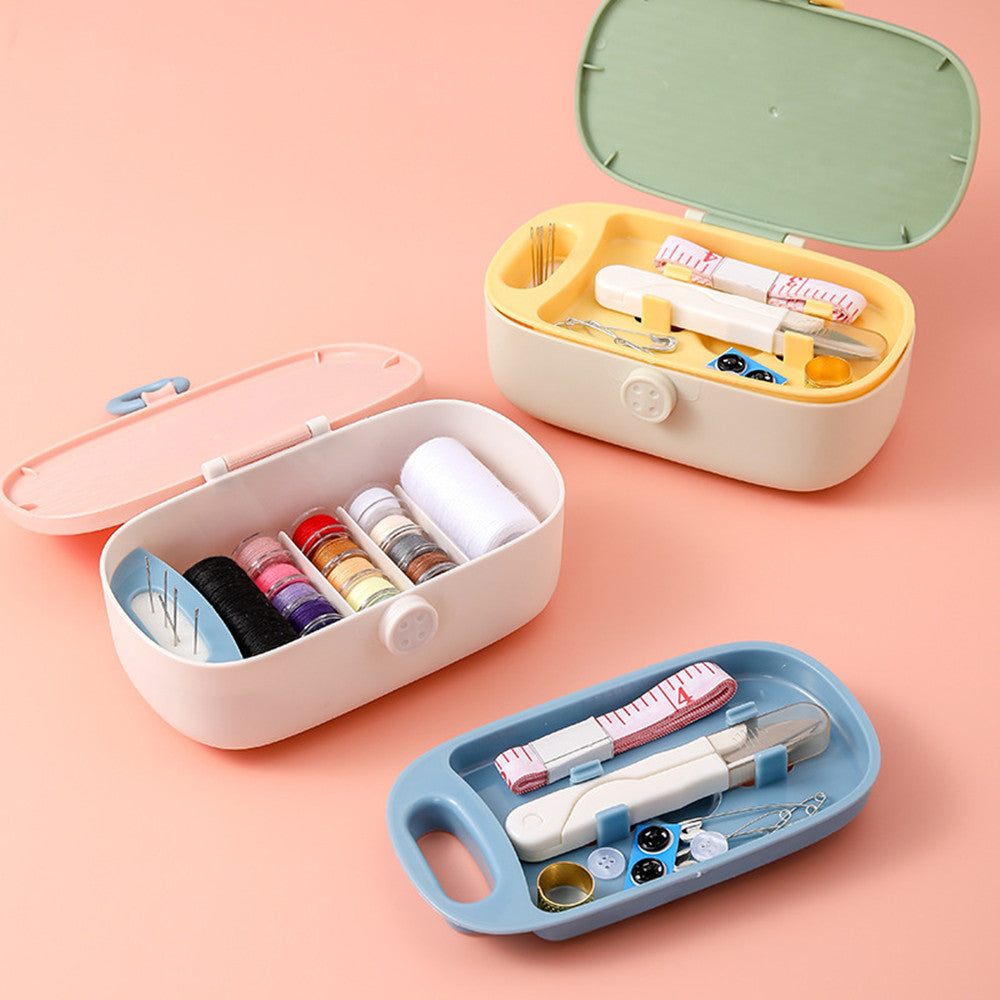All-in-One Sewing Box with Buttons – Complete Home Sewing Set