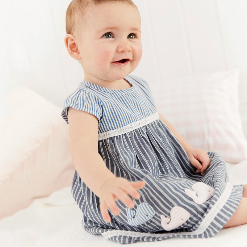 Woven Sleeveless Girls’ Dress – Summer Casual Toddler Outfit