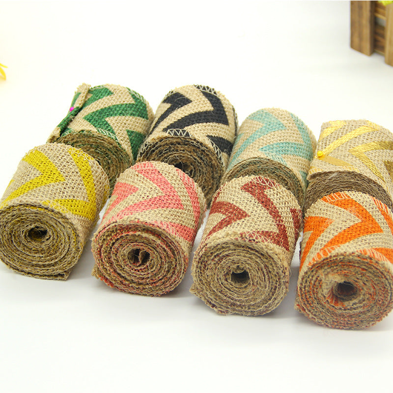 Burlap Ribbon Roll – Rustic DIY Decoration & Packaging Material