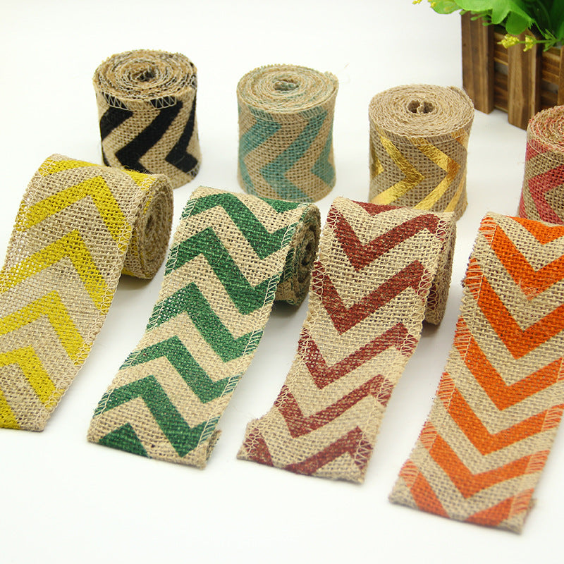 Burlap Ribbon Roll – Rustic DIY Decoration & Packaging Material