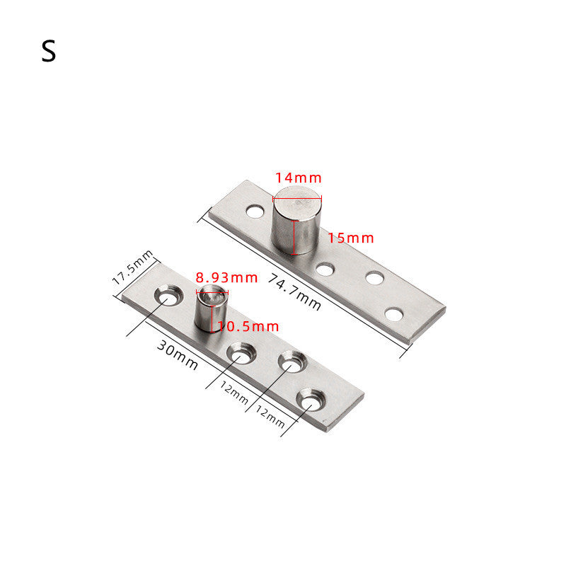 Stainless Steel 360 Degree Hinge Wooden Door Upper And Lower Hinge Locator