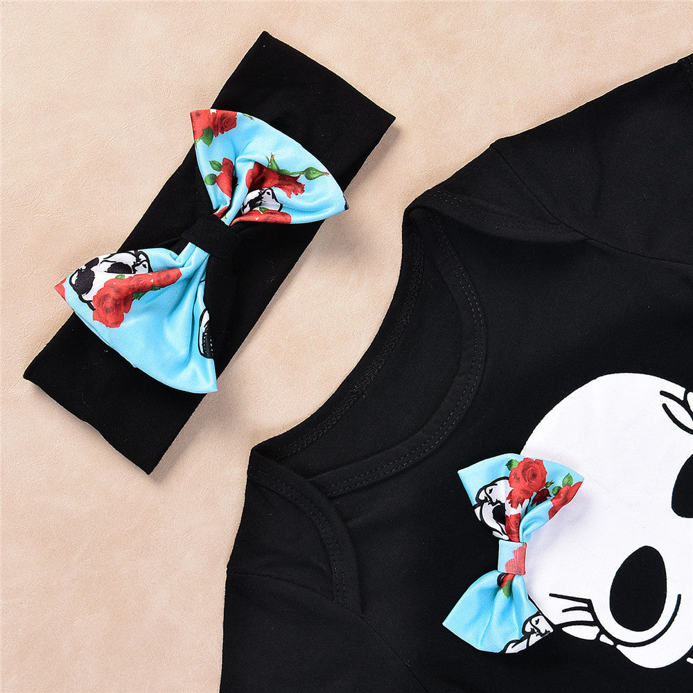 Halloween Baby Outfit Four Piece Set Costume