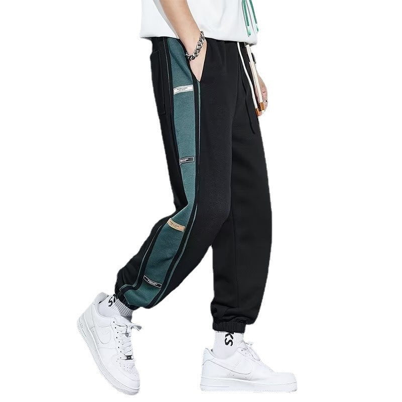 Men’s Plus Velvet Bundle-Foot Pants – Loose Winter Sportswear