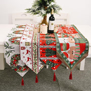 Knitted Christmas Table Runner Decoration