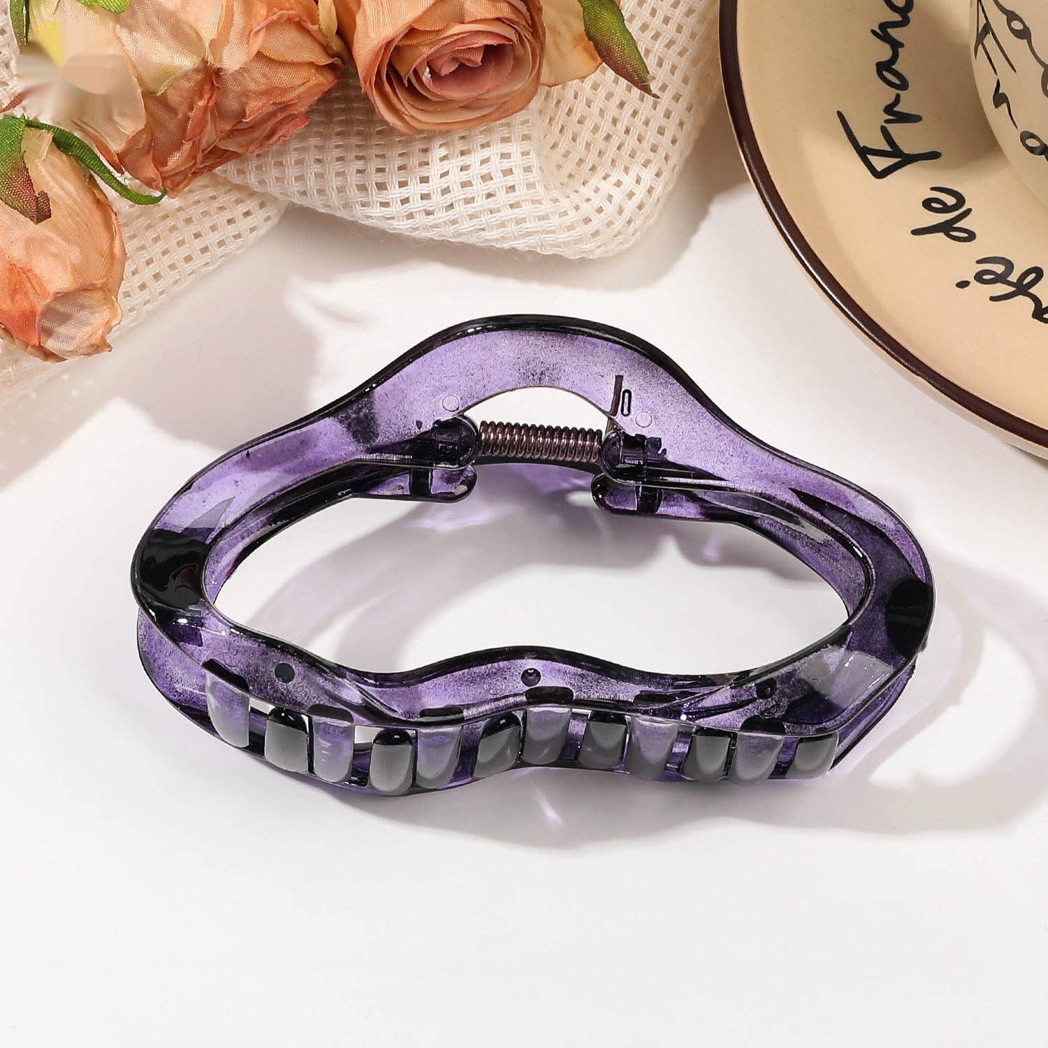 Fashion Lady Amber Barrettes Large