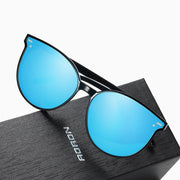 Fashion Round Frame Polarized Sunglasses – UV Protection