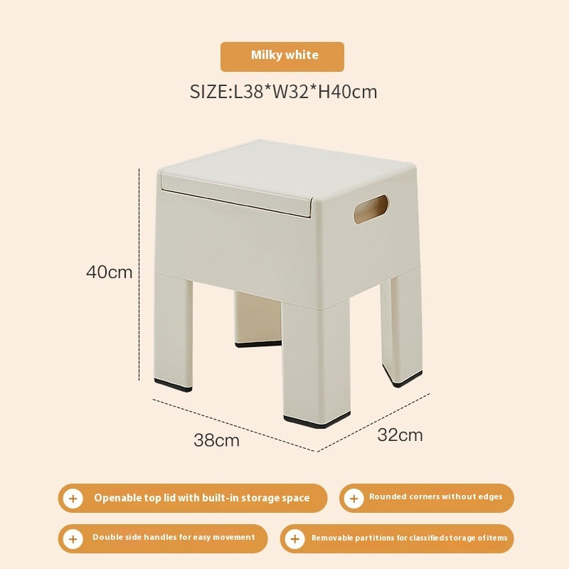 Modern Minimalist Home Entrance Foyer Storage Shoe Changing Stool