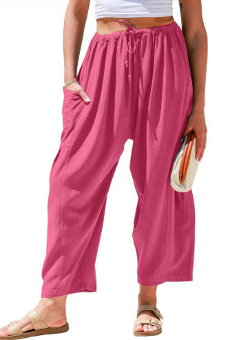 Women’s Wide Leg Drawstring Pants – Street Style Essentials