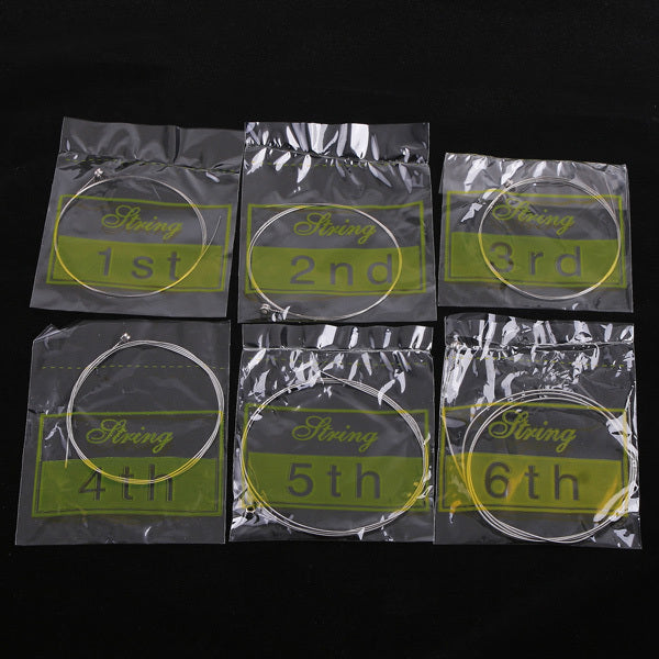 Durable Metal Acoustic Guitar Strings Set