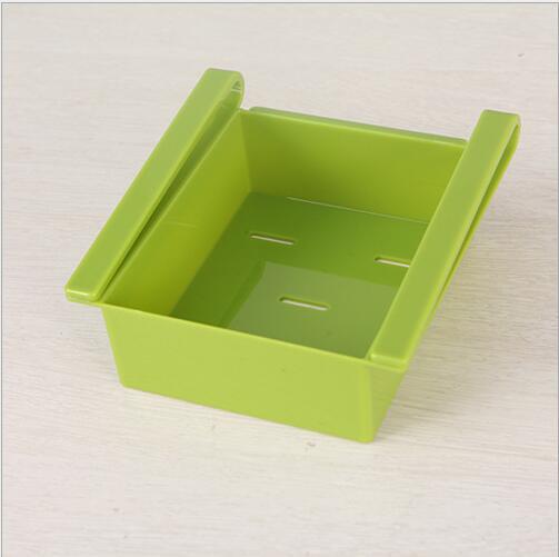 Kitchen Pull-Out Refrigerator Storage Organizer