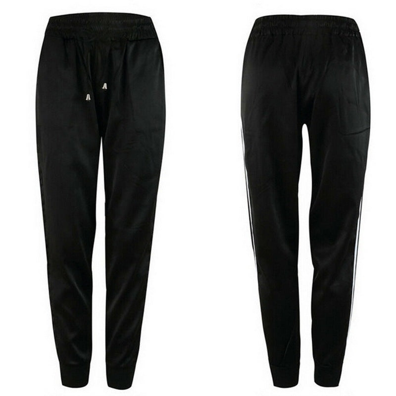 Ice Silk Sweatpants Women Pants Summer