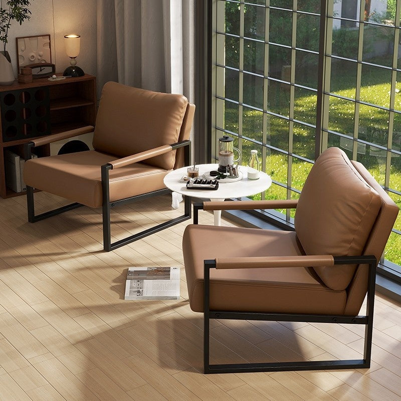 Light Luxury Single Seat Sofa Chair Nordic Style Bedroom Office