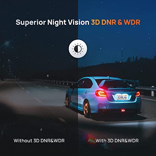 70mai A500S Dash Cam – 2.7K 1944P HD with WiFi & GPS
