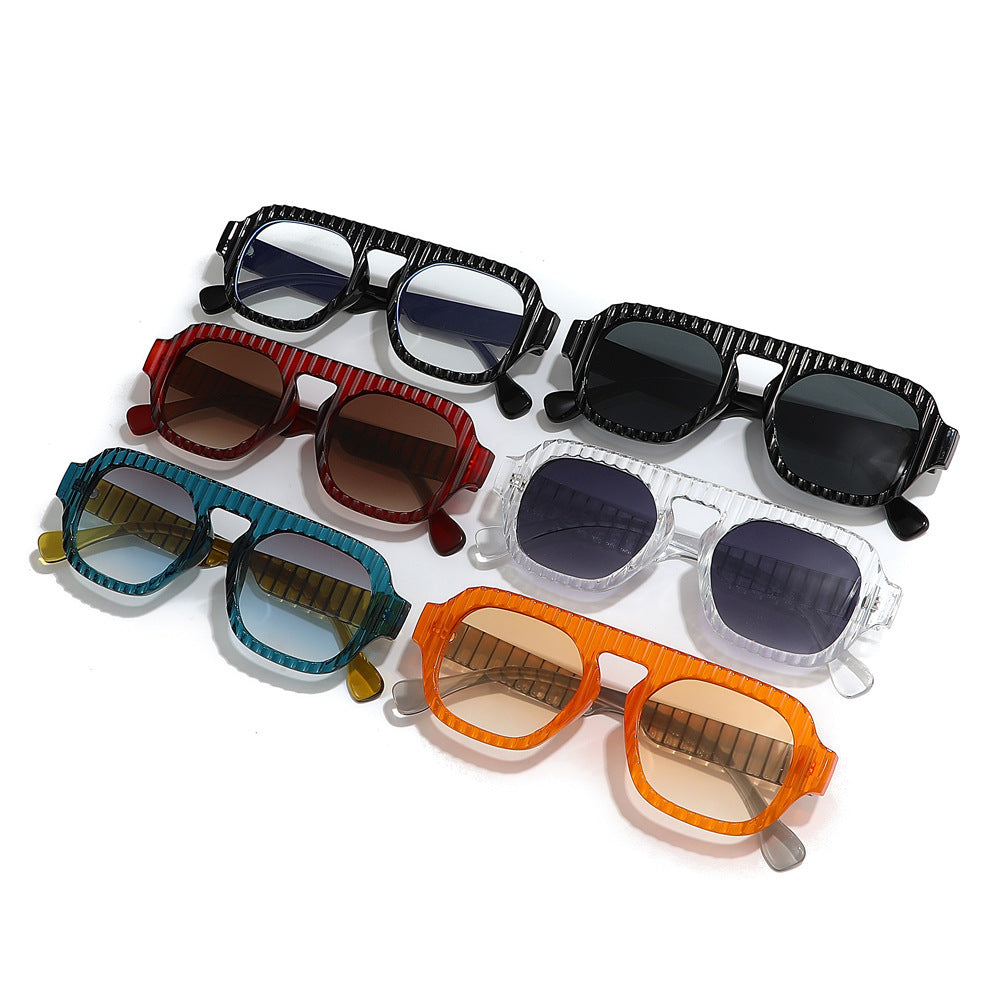Square Frame Fashion Sunglasses – UV Protection for Men & Women