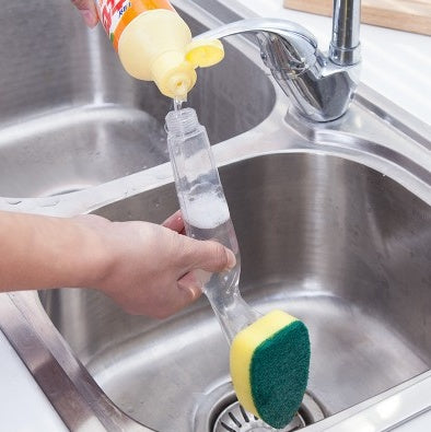 Injection Water Brush – Non-stick Oil Cleaning Kitchen Sponge Brush