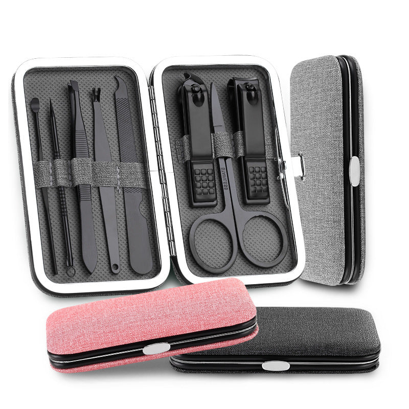 Manicure Nail Clipper Set – 8pcs Professional Grooming & Care Tools