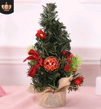 20cm Mini Christmas Tree Ornaments Desktop Holiday Decoration