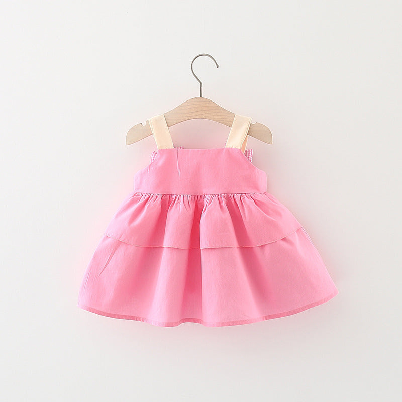 Fashion Personalized Children's Flower Sling Dress