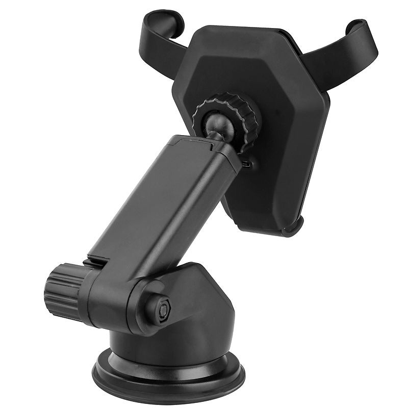 Magic Array Wireless Car Charger – 15W Qi Fast Charge Phone Mount with LED
