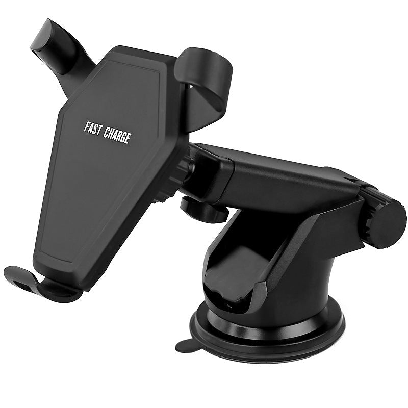 Magic Array Wireless Car Charger – 15W Qi Fast Charge Phone Mount with LED