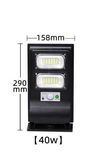 Solar Garden LED Lamp ABS Anti UV Engineering Plastic